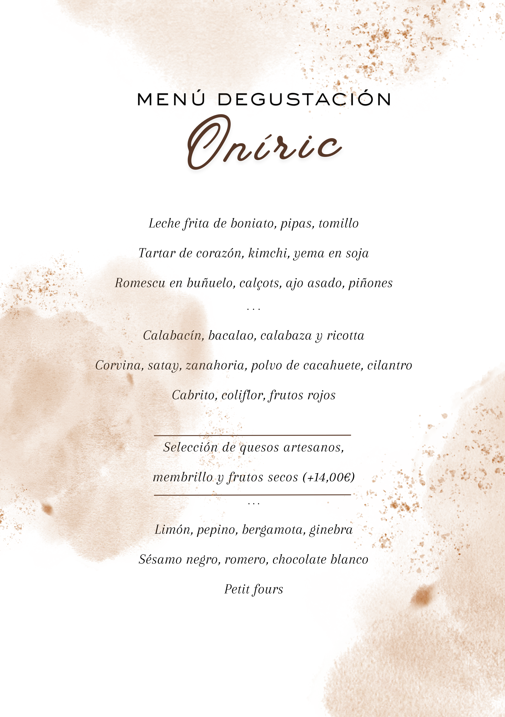 Menú Degustación Oníric - Imagen 2