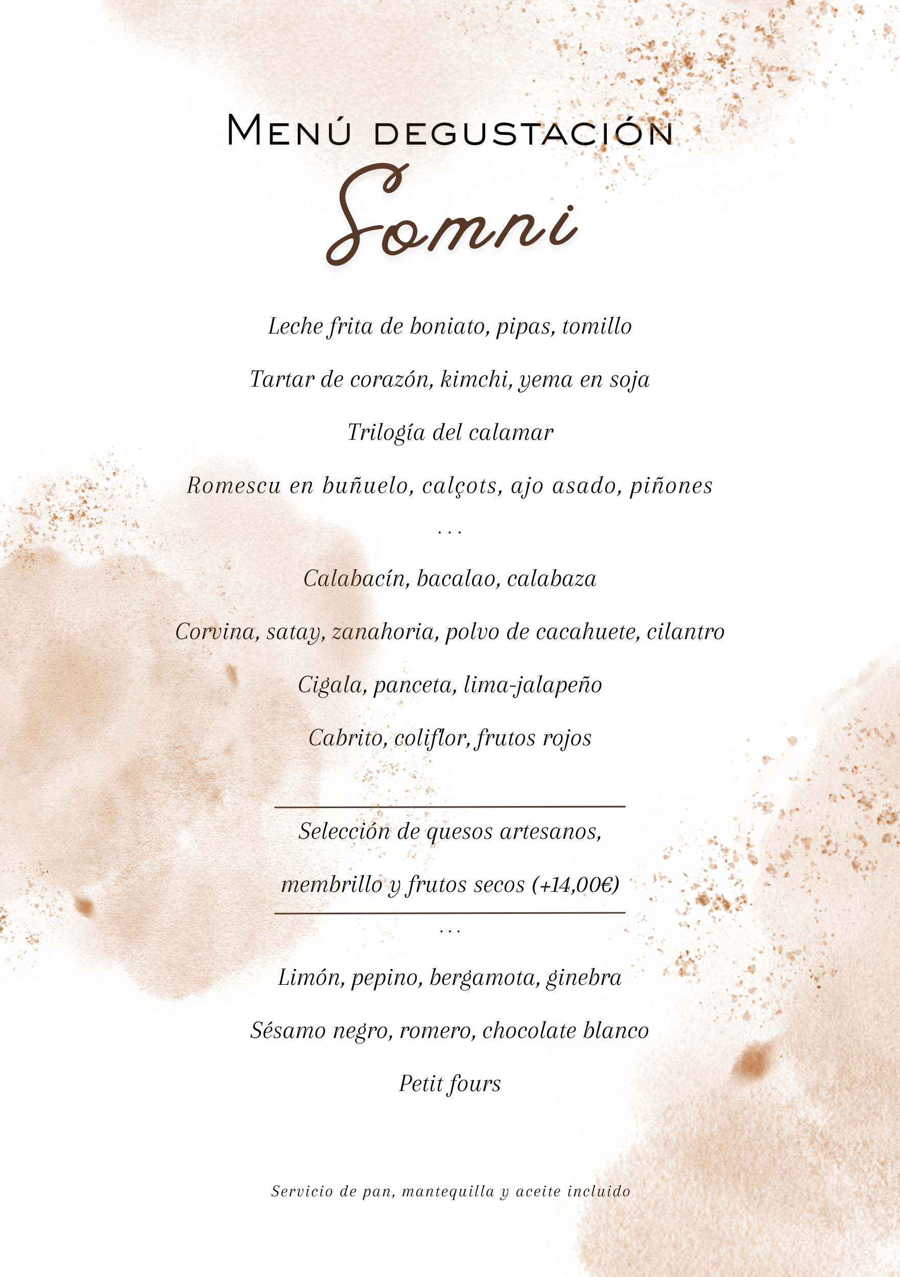 Menú Degustación Somni - Imagen 2